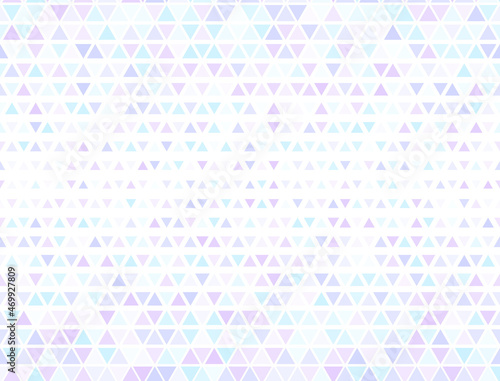 Retro triangles halftone texture. Fade triangular structure banner backdrop. Digital © SunwArt