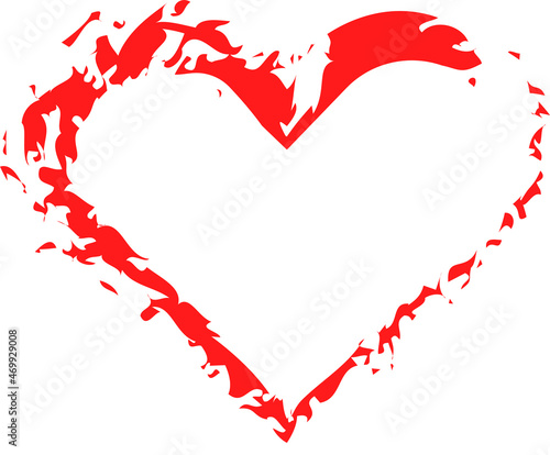 An illustration of a passionate heart mark.