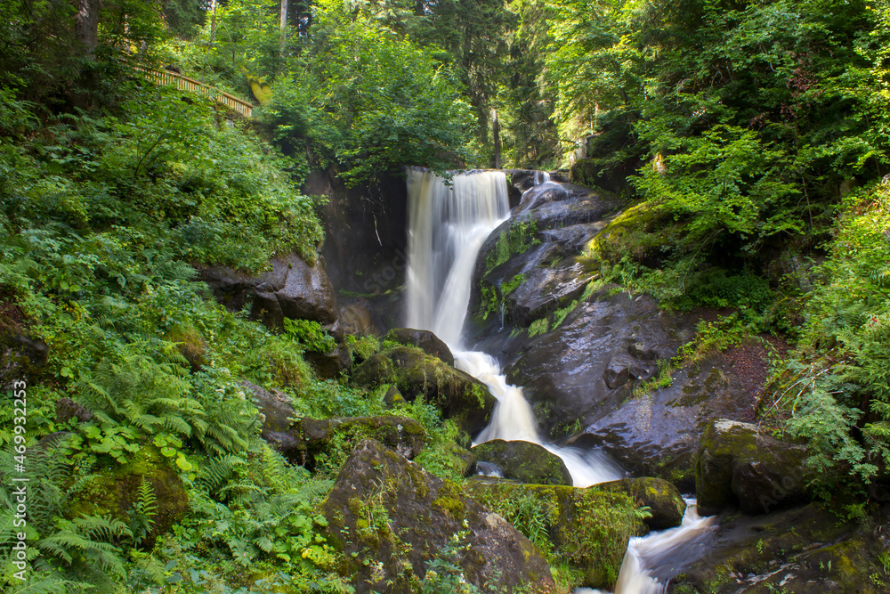 Triberg Falls in Black Forest region, Germany