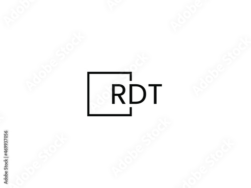 RDT letter initial logo design vector illustration