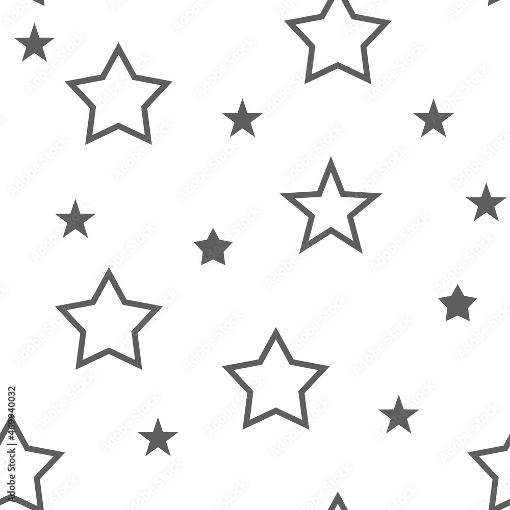 Star icons seamless pattern. Texture background with stars. Star icons seamless pattern. Texture background with stars.