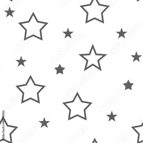 Star icons seamless pattern. Texture background with stars.