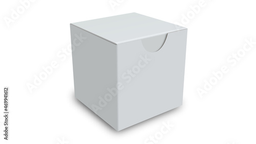 Realistic box mock up. Rectangular packaging boxes, white cardboard and blank vertical pack 3D vector template set. Closed square packing, paper containers, shipping cases cliparts collection