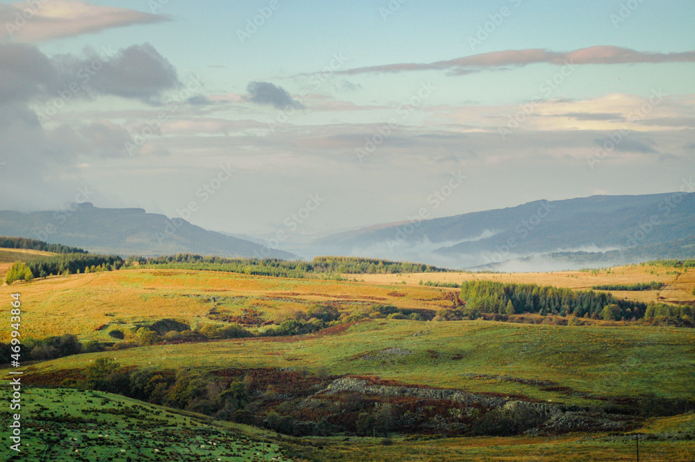 landscape with mountains landscape with mountains