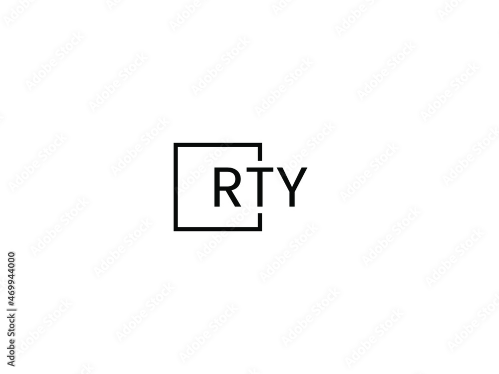 RTY letter initial logo design vector illustration RTY letter initial logo design vector illustration