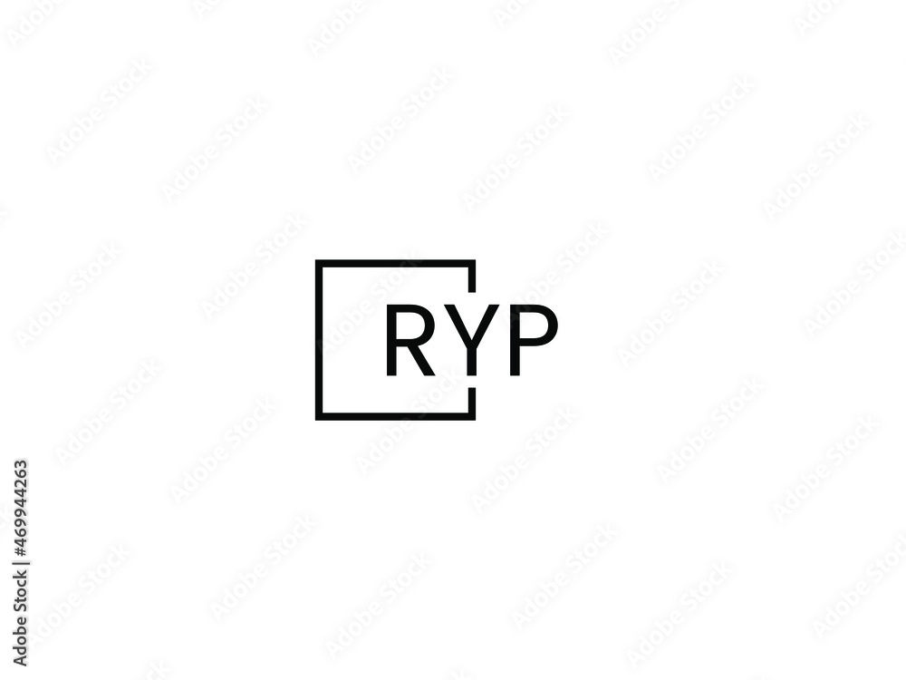 RYP letter initial logo design vector illustration RYP letter initial logo design vector illustration
