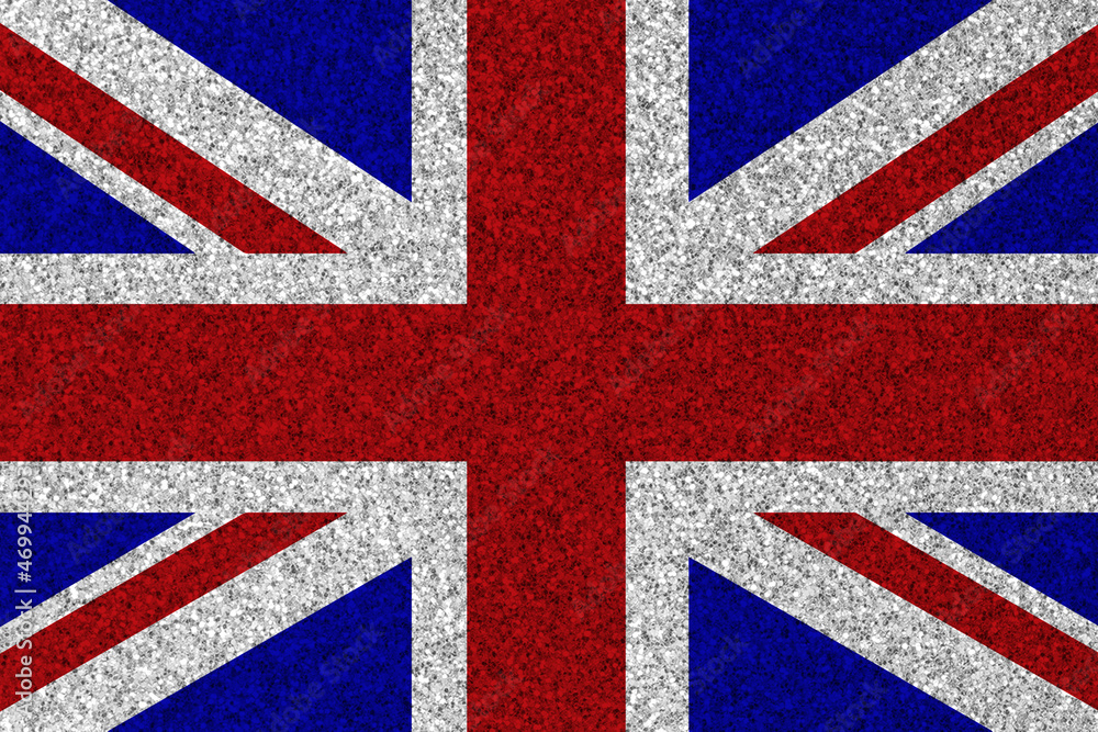 Fototapeta premium Patriotic glitter background in color of flag