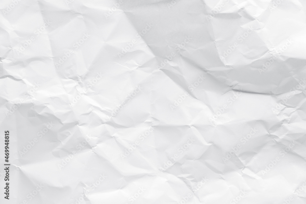 White crumpled paper texture background. White crumpled paper texture background.