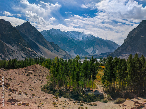 Landscape Mountains Of Gilgit-Baltistan, Pakistan  photo