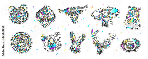 Abstract animal illustration