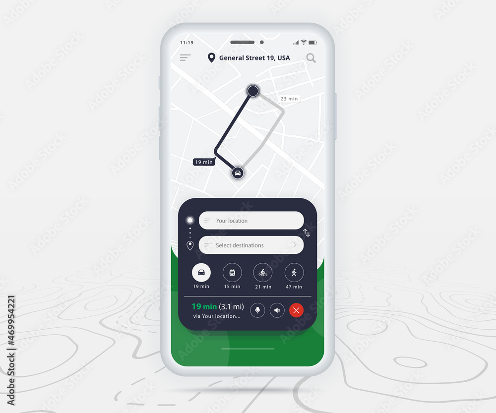 Map GPS navigation ux ui concept, Smartphone map application destination point on screen, App search map navigate, Technology map, City navigation maps, delivery rider, street, track, location vector Map GPS navigation ux ui concept, Smartphone map application destination point on screen, App search map navigate, Technology map, City navigation maps, delivery rider, street, track, location vector