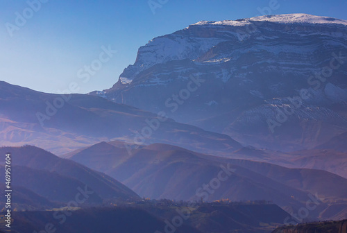 Top of Shahdag Mountain in Azerbaijan