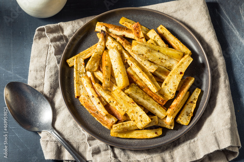 Homemade Roasted Parnsip Fries