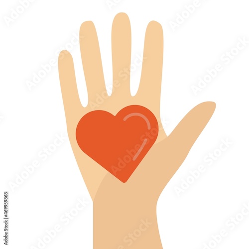 Hand holding red heart, health care, love, organ donation, mindfulness, wellbeing, family insurance and CSR concept, world heart day, world health day, National Organ Donor Day