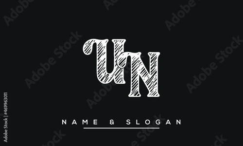 UN,  NU,  U,  N   Abstract Letters Logo Monogram