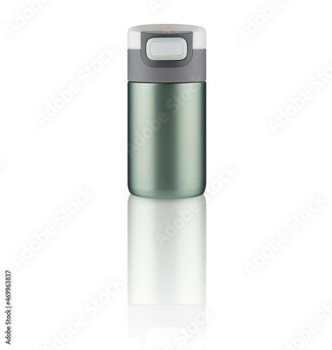 vacuum tumbler isolated on white background with clipping path