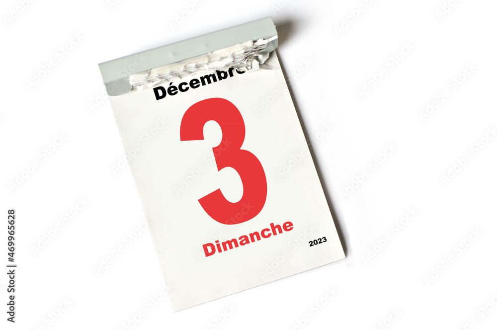  3 Décembre 2023