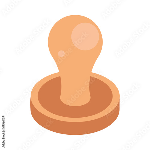 wooden stamp icon