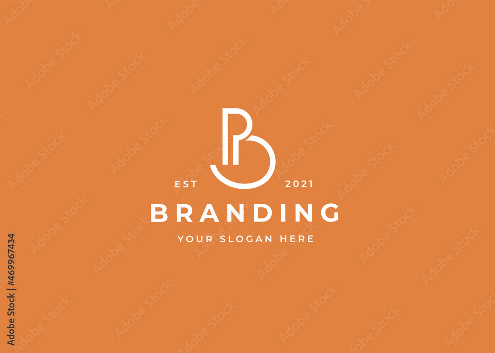 Fototapeta premium Letter B logo design template