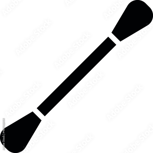 health icons cotton swab and Cotton