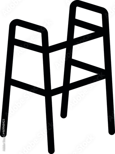 health icons Walking aid and walk