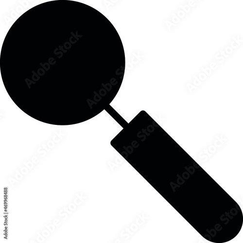 health icons magnifying glass and magnifier