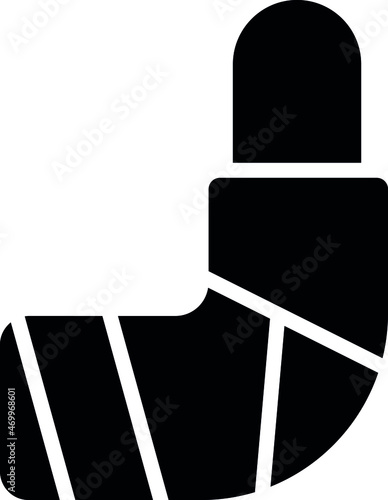 health icons foot injuring  and fracture