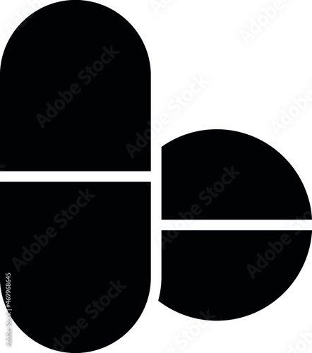 health icons pills  and medicines