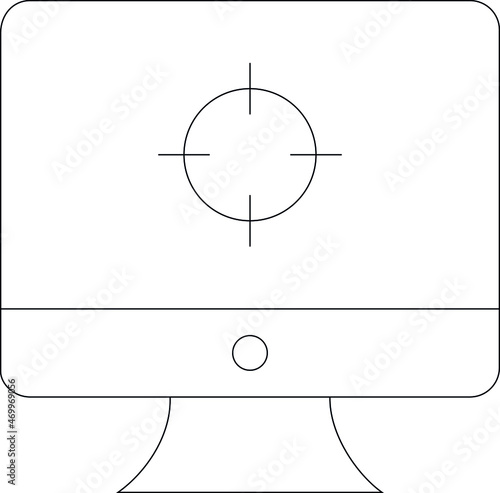 game gadgets icons computer and screen