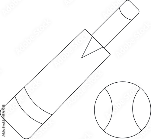 game gadgets icons cricket and sports