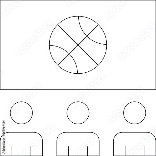 game gadgets icons stadium and sport