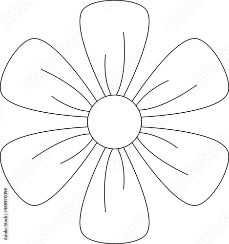 flowers icons flower and  petals