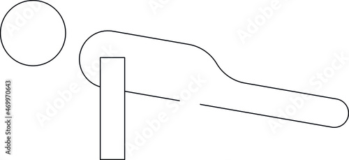 exercise icons push up and pilates