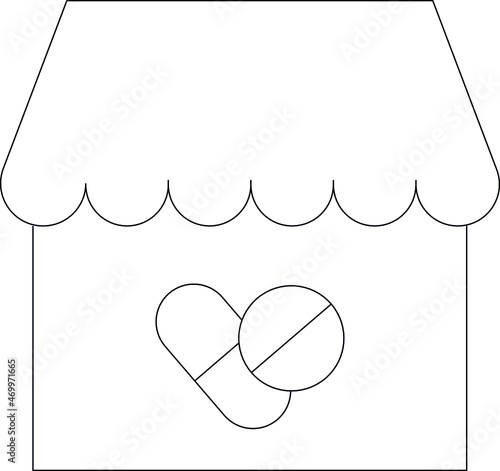 drug icons pharmacy and medicine