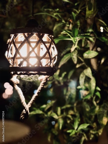 lamp in the night
