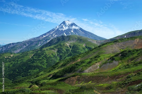 Vilyuchinsky stratovolcano (Vilyuchik) in the southern part of the Kamchatka Peninsula, Russia photo