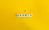 Growth Hacking Banner and Concept. Marketing Buzzword.