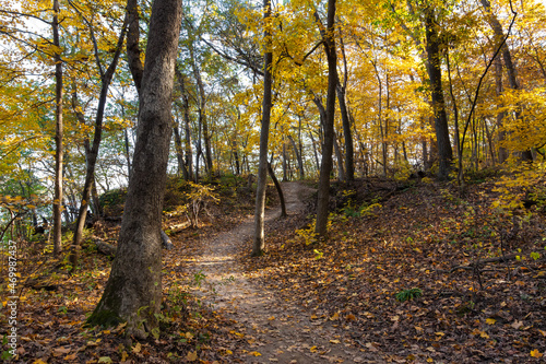 Autumn hiking trail © Nicola