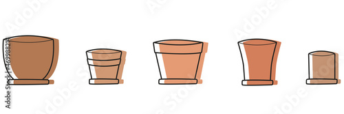 Flowerpots set