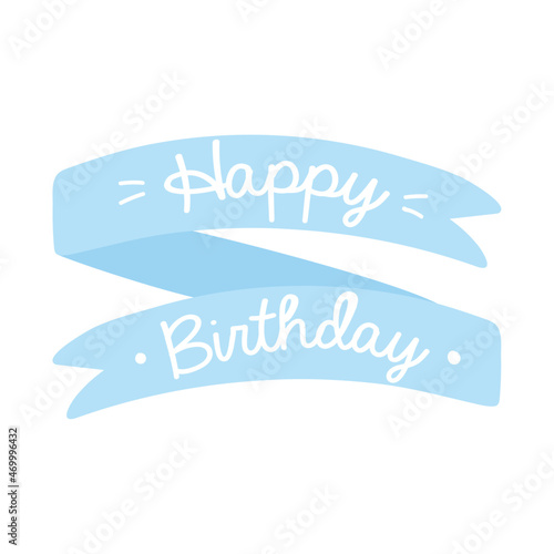happy birthday ribbon