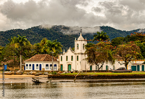 city church in Paraty Rio de Janeiro Brazil