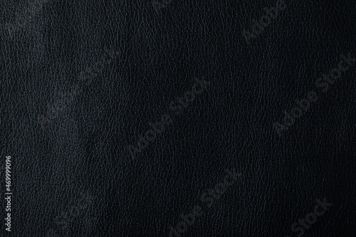 Texture of genuine leather close-up, black color print. For your background, background, with space to copy © Svetlana