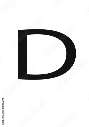 capital letter D