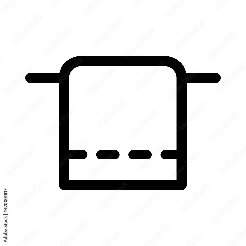 Towel icon vector illustration Towel icon vector illustration