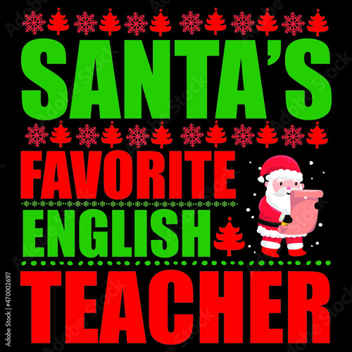 Santa's favorite English teacher.