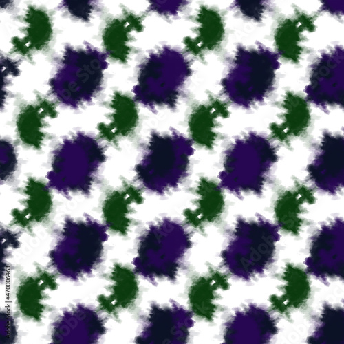  Abstract batik brush seamless and repeat pattern design. Spiral Acrylic Illustration Pattern. Shibori. Tie dye patterns. Orchid Smoke Fashion -174. © Rafiqul