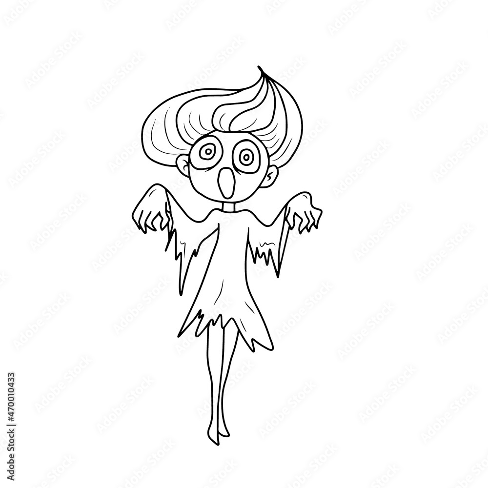 Children's vector design of a girl's face for stickers, social networks,postcards. Children's vector design of a girl's face for stickers, social networks,postcards.