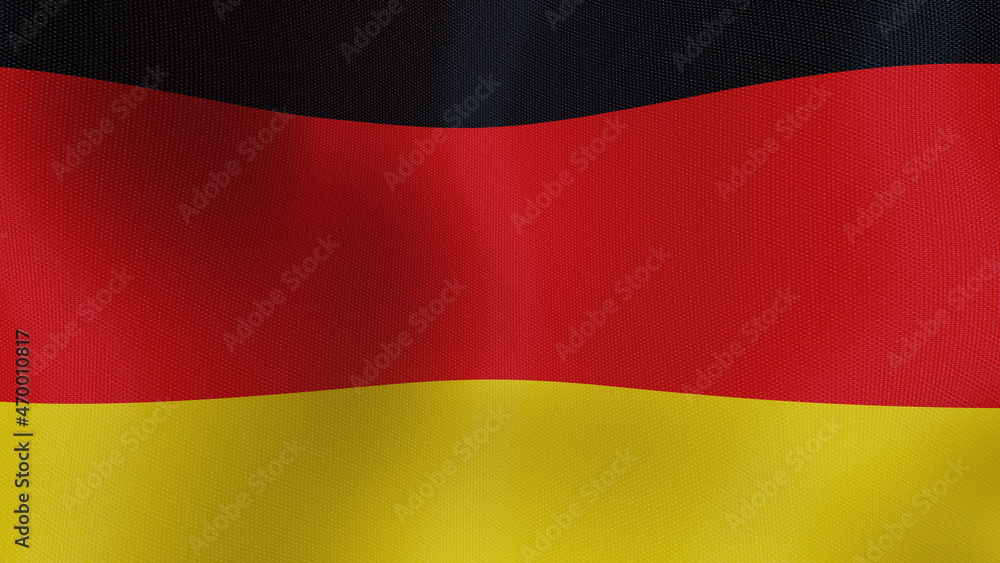 3D render wave background of Germany 3D render wave background of Germany