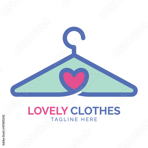 Lovely Clothes, Logo Vector Template