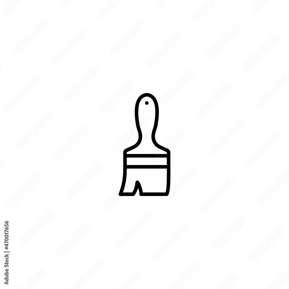 Paint brush icon, Paint brush sign vector Paint brush icon, Paint brush sign vector